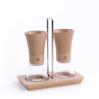 Dárková sada mlýnků na koření FARO buk, přírodní